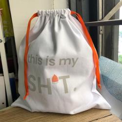 Soft Drawstring Cotton Hat Beret Packaging Bag Scarf Boot Storage Pouch