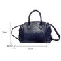 2024 Large capacity crocodile  cowhide bag embossed  genuine leather crossbody Tote bag Boston bag women's handbag