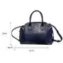 2024 Large capacity crocodile  cowhide bag embossed  genuine leather crossbody Tote bag Boston bag women's handbag
