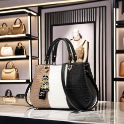 Hot Selling Women's Designer Tote Handbags Famous Style PU Crossbody Shoulder Bags with Zipper Closure Polyester Lining