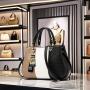 Hot Selling Women's Designer Tote Handbags Famous Style PU Crossbody Shoulder Bags with Zipper Closure Polyester Lining