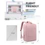 LOVEVOOK Casual Fashion Waterproof Smart Work College School Bags with USB Charging Port 15.6 17 inch Laptop Backpacks for Women