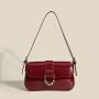 HR258 New Niche Young Ladies Underarm Bag PU Leather Retro Horseshoe Buckle Messenger Bag Luxury Fashion Versatile Shoulder Bag