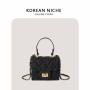 Wholesale Denim Material Zipper Mini Handbag Small Capacity One shoulder Crossbody Portable Bags Women Shoulder