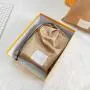 Custom Logo Printed Single String Silk Hair Wig Bag Drawstring Soft Jewelry Gift Packaging Dust Satin Pouch