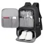 custom logo youth men's back bags multifunctional 17 inch business mochila sport travel laptop backpack with shoe storage