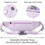 Gelory New Trendy Lightweight Waterproof Polyester Crossbody Bag Colorful Fanny Pack Sports Gym Waist Bag For Women Men
