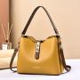 Fashion leather customized leather tote bag handbag women briefcase bag