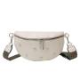 HR608 New Fashion Women Chest Bag Personalized Wide Shoulder Strap Crossbody Bag Cool Versatile Hardware Decoration Waist Bag