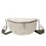 HR608 New Fashion Women Chest Bag Personalized Wide Shoulder Strap Crossbody Bag Cool Versatile Hardware Decoration Waist Bag