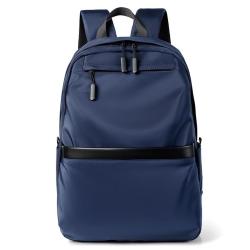 Simple Fashion Backpack Male Solid Color Large Capacity Computing Bag Travel Commuting Backpack Student Bag