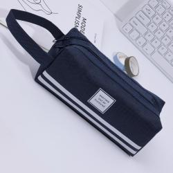 BD057 New Creative Student Stationery Bag Large Capacity Portable Pencil Bag Simple Fashion Storage Bags Custom Logo Pencil Box