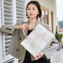 Sac A Main De Lux Pour Femm Famous Brands White Genuine Crocodile Handbags Luxury Trendy High Quality Designer Women Should Bags