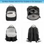 LOVEVOOK Waterproof 15.6 inch student school quilted bags backpack college large business travel back pack laptop women backpack