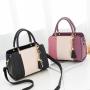 2024 Contrast Colors PU Leather Purse Handbags For Women Designer Charm Famous Brands