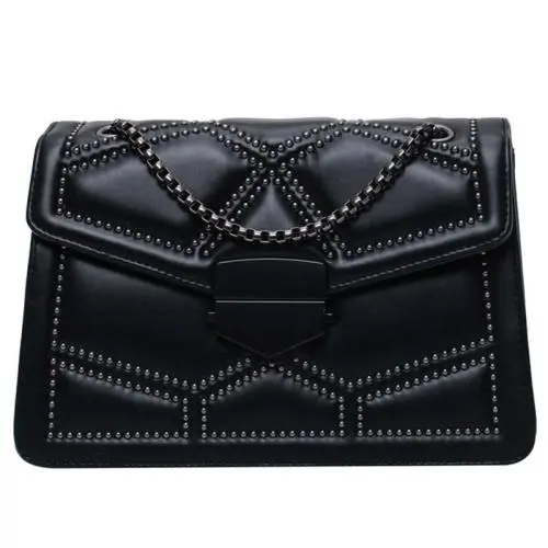 KBW429 New Fashion PU Leather Ladies Tote Chain Bags Women Solid Color Single Shoulder Crossbody Bag Women Handbags Women Bags