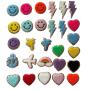 RTS Different Shape Patches Custom Embroidery  Chenille Patches With 3M Sticker Self Adhesive Embroidery Patches