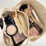 Organ pillow makeup bag large capacity travel cosmetic organizer portable handbag PU waterproof wash bag