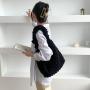 2023 New Drawable Rope Cloud Bag Ladies Shoulder Fashion Trending Plaid Soft Cloud Crossbody Bag Women'S Messenger Bags