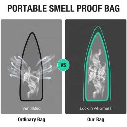 Design Storage Bag Pouch Container Smell Proof Bag With Activated Carbon Lined