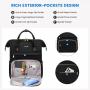 LOVEVOOK Fashion High quality Waterproof Laptop Bag School Bookbag Carry on Teacher Nurse Daypack Travel Women Laptop Backpack