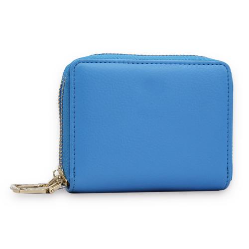 Cheap women purse casual business leather woman wallet handmade weave PU leather wallet