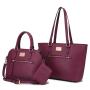 LOVEVOOK casual tote pu leather handbags 2021 for women hot sale luxury custom logo 3 pcs ladies hand bags