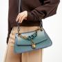 2023 Trendy Gradient Friendly Pu Leather Top Quality Chain Women Shoulder Bags With Customized Logo Vegan Ladies Handbags