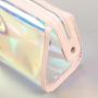 LOW MOQ Custom logo Fashion Small personalized Holographic Tpu Private Label Makeup Bag&cases Cosmetic Gift Bags