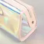 LOW MOQ Custom logo Fashion Small personalized Holographic Tpu Private Label Makeup Bag&cases Cosmetic Gift Bags