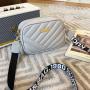2024 Ladies Roller Camera Bag New Fashionable Lozenge Sling Shoulder Storage with Single Strap Mobile Phone Accessory Case