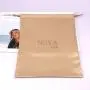 Wholesale Drawstring Gift Thick Satin Silk Hair Extension Packaging Dust Bag With Custom Logo Luxury Dust Satin Pouch