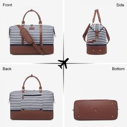 Sucipi 2022 Foldable Sports Travel Bag Waterproof Gym Overnight Duffel Bag With Shoe Compartment