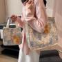 High School Class Large Capacity Tote Bag Female Fashion Shopping Bag Instagram Shoulder Tote Bag