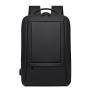 Wholesale Business Travel Backpack Factory 15.6-Inch Waterproof Laptop Bag with USB Black Printing Gift Backpack