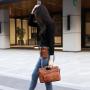 High Standard Best Selling Customized Color Ladies Bag pockets Handbag for women unique design multi function shoulder bag 31 cm