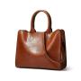 2024 Custom Oiled Waxed Vegan Leather Tote Bag Handbags For Vintage Women