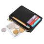 Custom Logo PU Leather Women Credit Card Holder RFID Blocking Slim Card Holder Wallet cartera de mujer