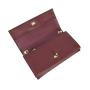 Luxury wholesale elegant Stylish woman  clutch Chic Design Vegan Leather  Lady chain wallet phone case