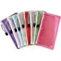 Gelory Custom Color Makeup Bag Travel Cosmetic Pouch Bag Zipper Nylon Mesh Make Up Organizer Bag