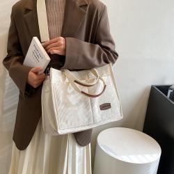 Good Price Fashion Canvas Tote Bag Plain Handbag manufacturer Customize Letter Computer Bag Laptop