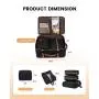 LOVEVOOK TSA Carry On Flight Approved Luggage Backpack 40L Waterproof Weekender Bag with 3 Cubes Travel Backpack for Women Men