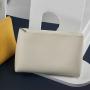 Gelory Wholesale Big Capacity Cosmetic Toiletries Pouch Soft Men Women Travel Leather Toiletry Wash Bag