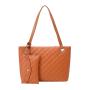 Wholesale Ladies Handbags 2Pcs Set Fashion Casual PU Leather Purses And Shoulder Handbags For Women