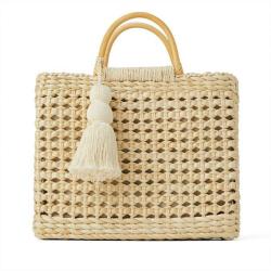 Cheap Handwoven Rattan Bag Summer Beach Handbag For Women
