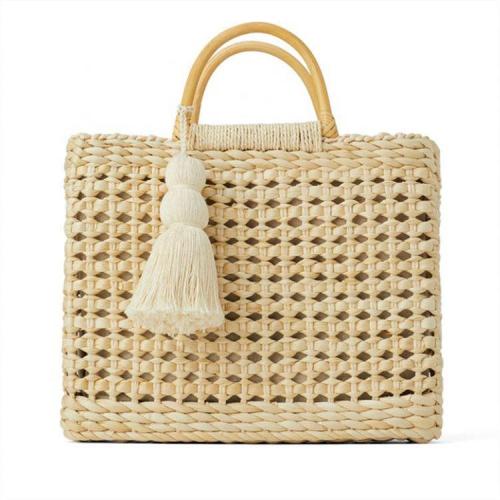 Cheap Handwoven Rattan Bag Summer Beach Handbag For Women
