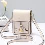 New Design Crossbody Travel Wallet Hot Sales Popular Vintage Fashion Phone Bags for Women Customizable Pu Leather Purse