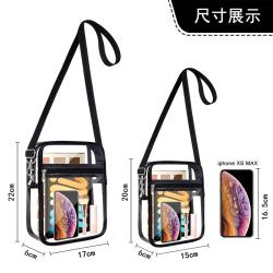 Transparent PVC Wholesale Women Handbags Running Sports Travel Bag Designer Shoulder Bags Cosmetic Bags Ladies Women Fashion