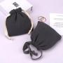 High Quality Gauze Cotton Fabric Gift Soap Packaging Bag Soft Cotton Gift Drawstring Dust Pouch