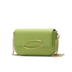 2024 Custom Oval Metal Ladies Cross Body Bag For Women Minimalist With Crossbody Chain